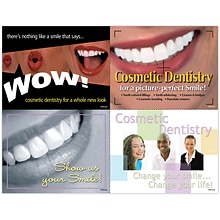 Dental Assorted Postcards; for Laser Printer; Cosmetic Dentistry, 100/Pk