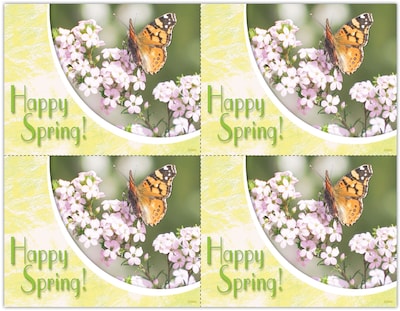 Photo Image Postcards; for Laser Printer; Spring, 100/Pk