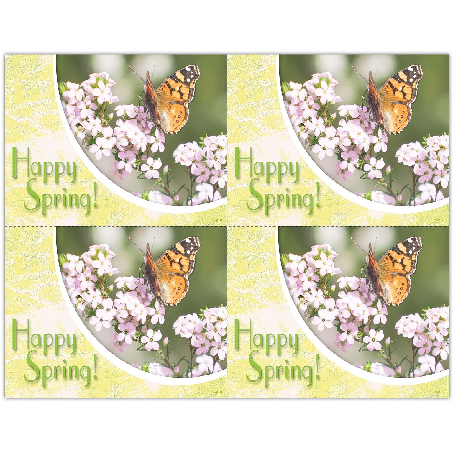 Photo Image Postcards; for Laser Printer; Spring, 100/Pk