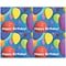 Generic Postcards; for Laser Printer; Many Balloons Birthday, 100/Pk