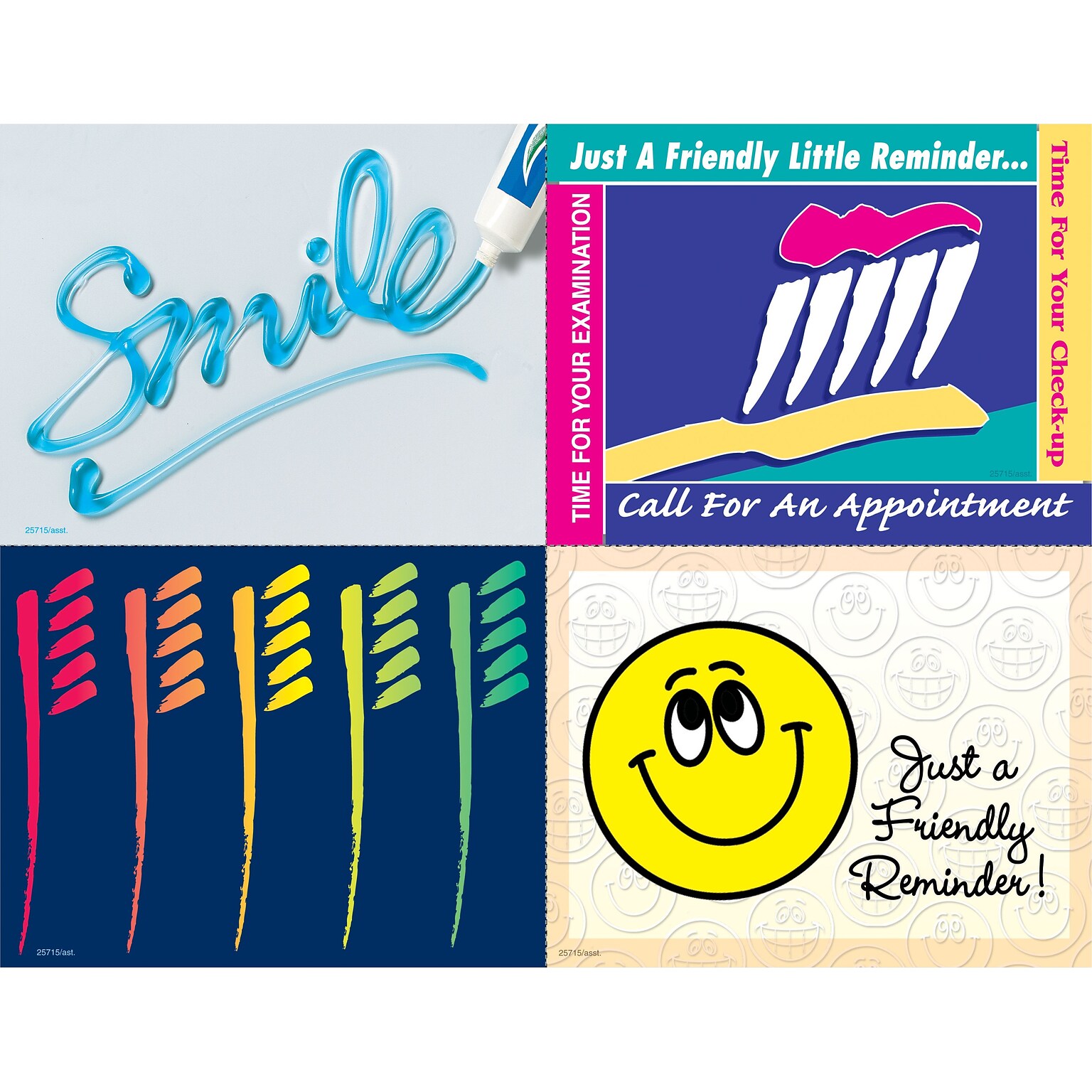 Graphic Image Assorted Postcards; for Laser Printer; Smile, 100/Pk