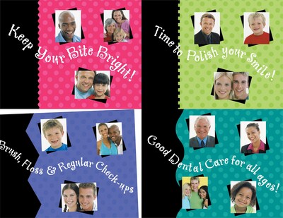 Photo Image Assorted Postcards; for Laser Printer; Pics of People, 100/Pk