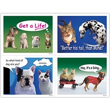 Veterinary Assorted Postcards; for Laser Printer; Dog and Cat Humor, 100/Pk