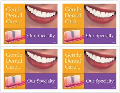 Gentle Dental Laser Postcards; Our Specialty