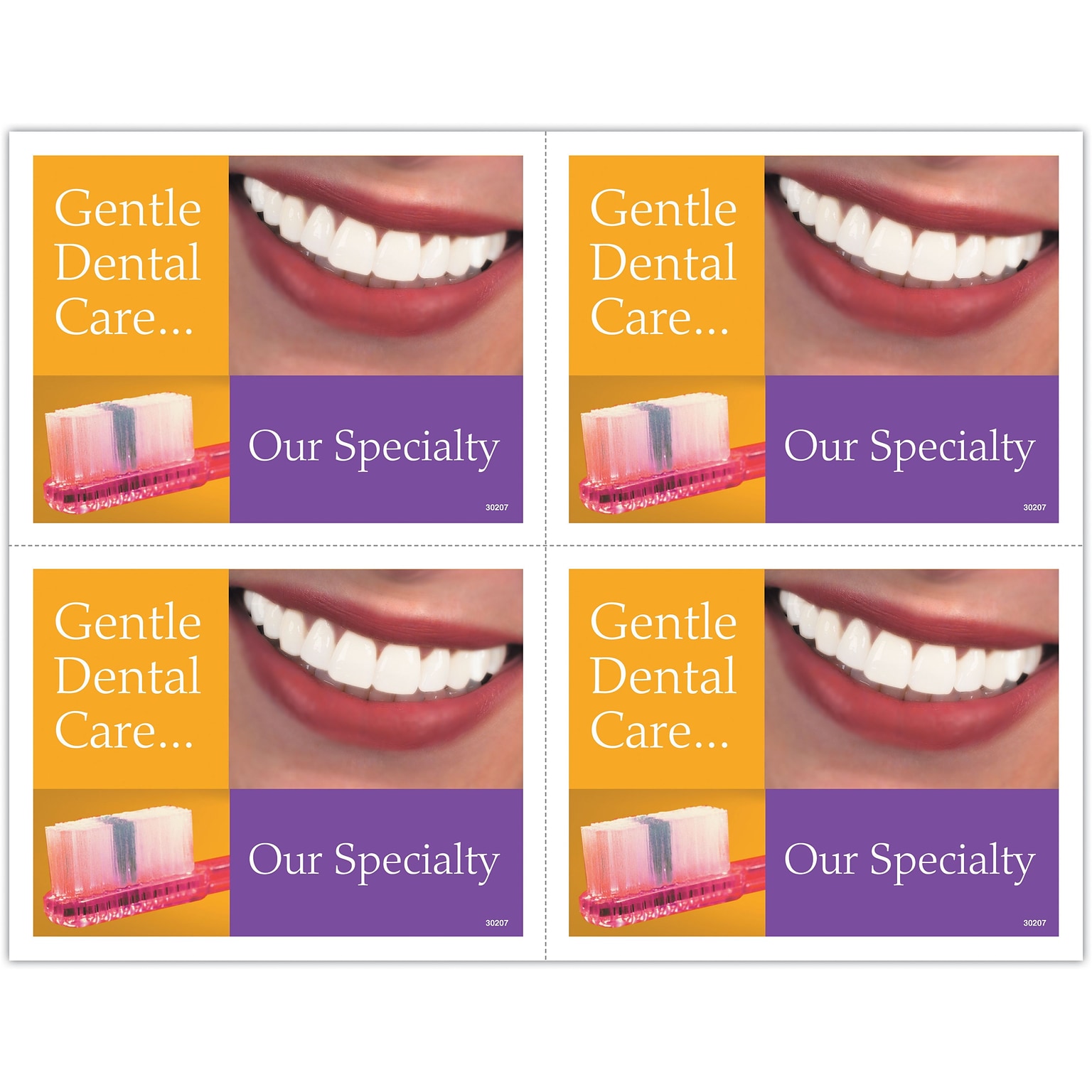 Gentle Dental Laser Postcards; Our Specialty