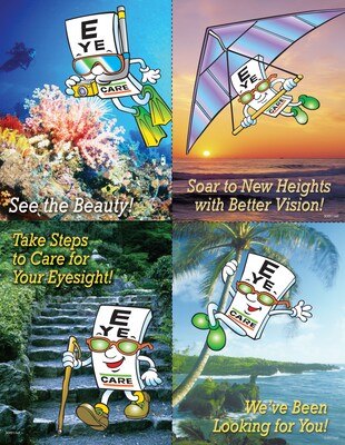 Eye Guy® Assorted Postcards; for Laser Printer; See The Beauty, 100/Pk