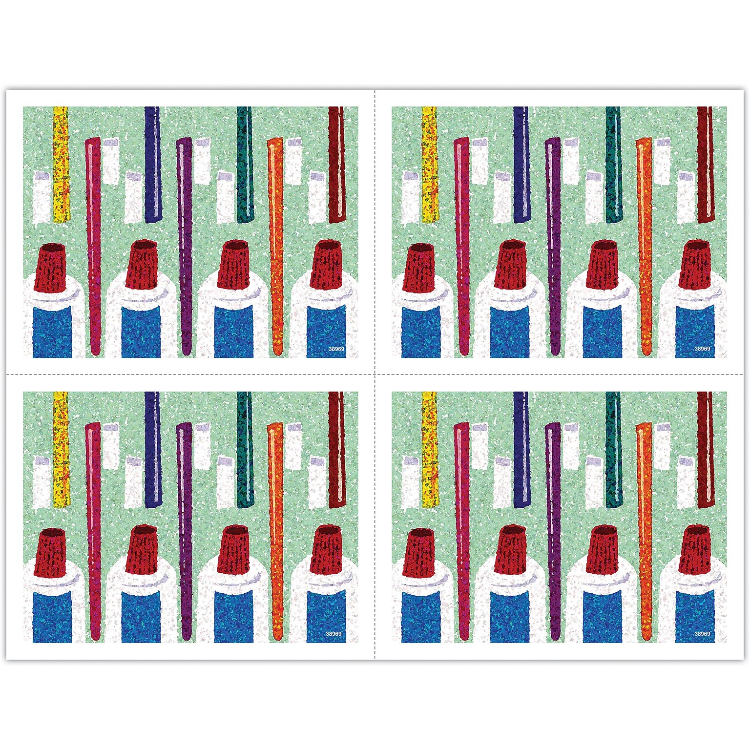 Graphic Image Postcards; for Laser Printer; Paste/Brush/Paste, 100/Pk