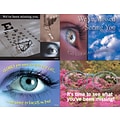 Eye Care Assorted Postcards; for Laser Printer; Eye Glasses, 100/Pk