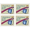 Hygienist Postcards; for Laser Printer; Reminder Brush Floss, 100/Pk