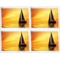 Scenic Postcards; for Laser Printer; Scenic Boat Sunset, 100/Pk