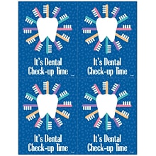 Graphic Image Postcards; for Laser Printer; Check-up Time, 100/Pk