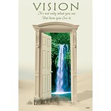 Inspirational Postcards; for Laser Printers; Door, Waterfall