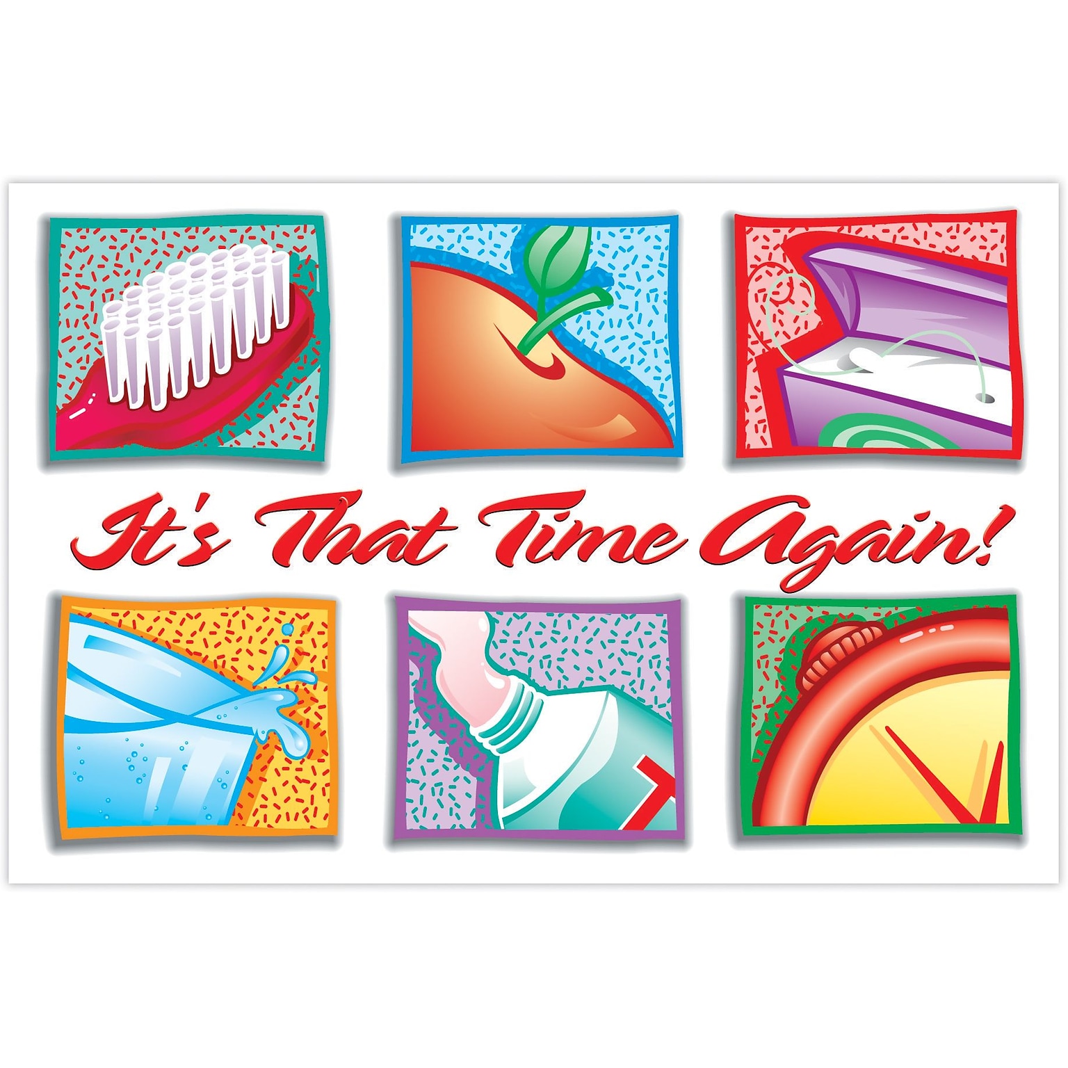 Graphic Image Postcards; for Laser Printer; Its That Time Again, 100/Pk