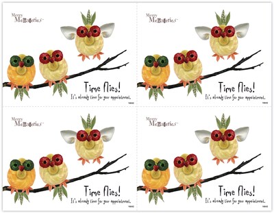 Merry Menageries™ Postcards; for Laser Printer; Time Flies, 100/Pk