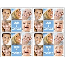 Cosmetic Dentistry Postcards; for Laser Printer; Smiling is Contagious, 100/Pk