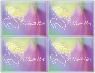 Medical Laser Postcards; A Health Note, 100/Pk