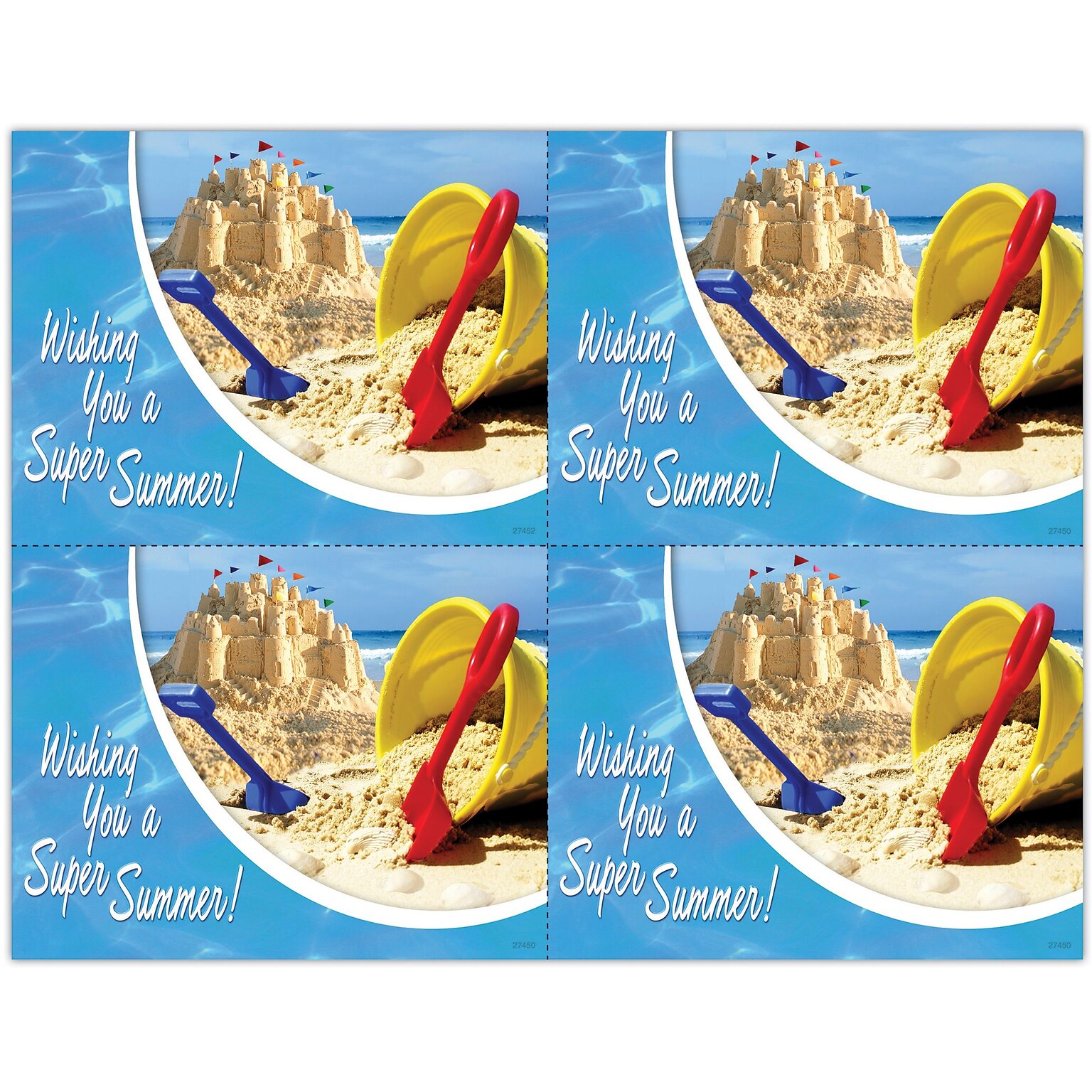 Photo Image Postcards; for Laser Printer; , Summer, 100/Pk