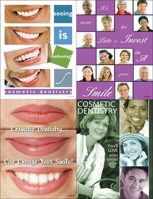 Photo Image Assorted Postcards; for Laser Printer; Seeing is believing, Youll Love Your Smile, 100/Pk
