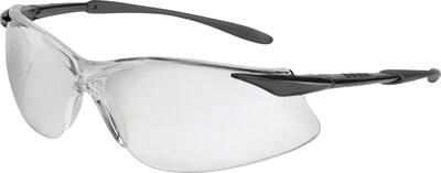 North by Honeywell, Tectonic® Series Safety Eyewear; Black Frame, Clear Lens, Scratch-Resistant Lens