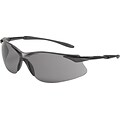 North by Honeywell, Tectonic® Series Safety Eyewear; Black Frame, Gray Lens, Scratch-Resistant Lens