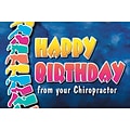 Chiropractic Postcards; for Laser Printer; Happy Birthday From Your Chiropractor, 100/Pk