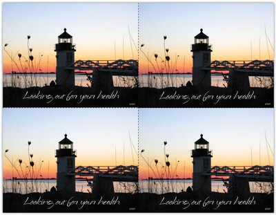 Photo Image Postcards; for Laser Printer; New England Lighthouse, 100/Pk