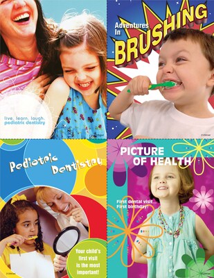 Photo Image Assorted Postcards; for Laser Printer; Live, Learn Laugh Dentistry, 100/Pk