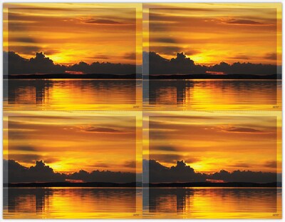 Scenic Laser Postcards, Sunset
