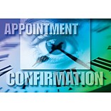 Photo Image Postcards; for Laser Printer; Eye-Time-Appointment Confirmation