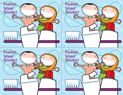 Graphic Image Postcards; for Laser Printer; Polish Your Smile, 100/Pk