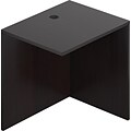 Offices To Go® 30 Wide Reversible Return Shell, American Espresso, 29 1/2H x 30W x 24D