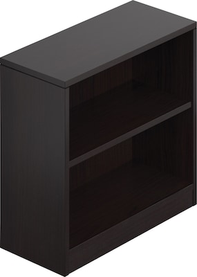 Offices To Go Superior Laminate Bookcase, American Espresso, 1-Shelf, 30H