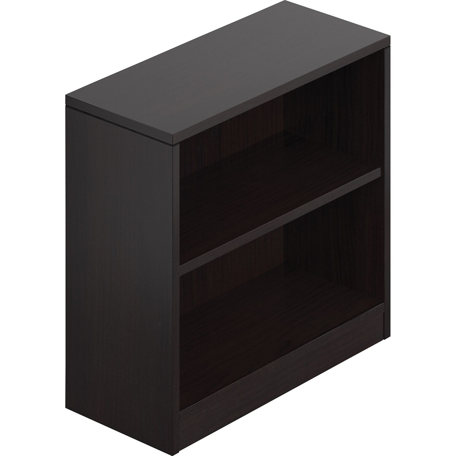 Offices To Go Superior Laminate Bookcase, American Espresso, 1-Shelf, 30H