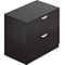 Global Superior 2-Drawer Lateral File Cabinet, Letter/Legal Size, Lockable, 29.5H x 36W x 22D, Es