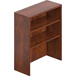 Offices To Go® 36 Wide Table Top Bookcase, American Dark Cherry, 2-Shelf, 36H