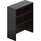 Offices To Go 36" Wide Table Top Bookcase, American Espresso, 2-Shelf, 36"H