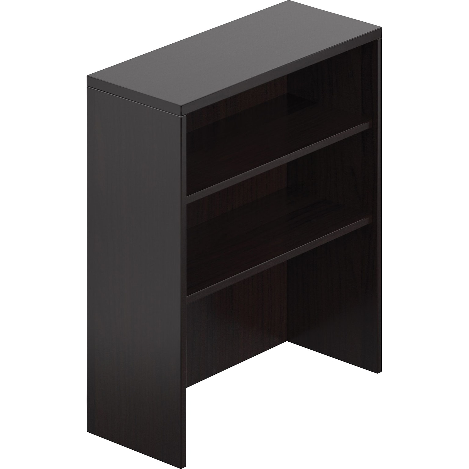 Offices To Go 36 Wide Table Top Bookcase, American Espresso, 2-Shelf, 36H