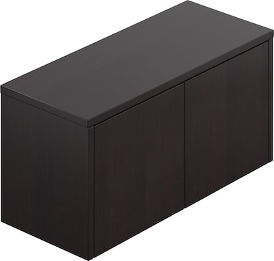 Offices To Go Superior Wall Mounted Cabinet, American Espresso, 17H x 36W x 15D