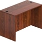 Offices To Go 48" Wide Rectangular Desk Shell, American Dark Cherry, 29 1/2"H x 48"W x 24"D