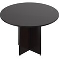Offices To Go® 48 Wide Round Table, American Espresso, 48 Dia