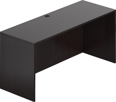 Offices To Go® Superior Credenza Shell, American Espresso, 29 1/2H x 66W x 24D