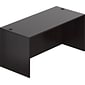Offices To Go® 66" Rectangular Desk Shell, American Espresso, 29 1/2"H x 66"W x 30"D