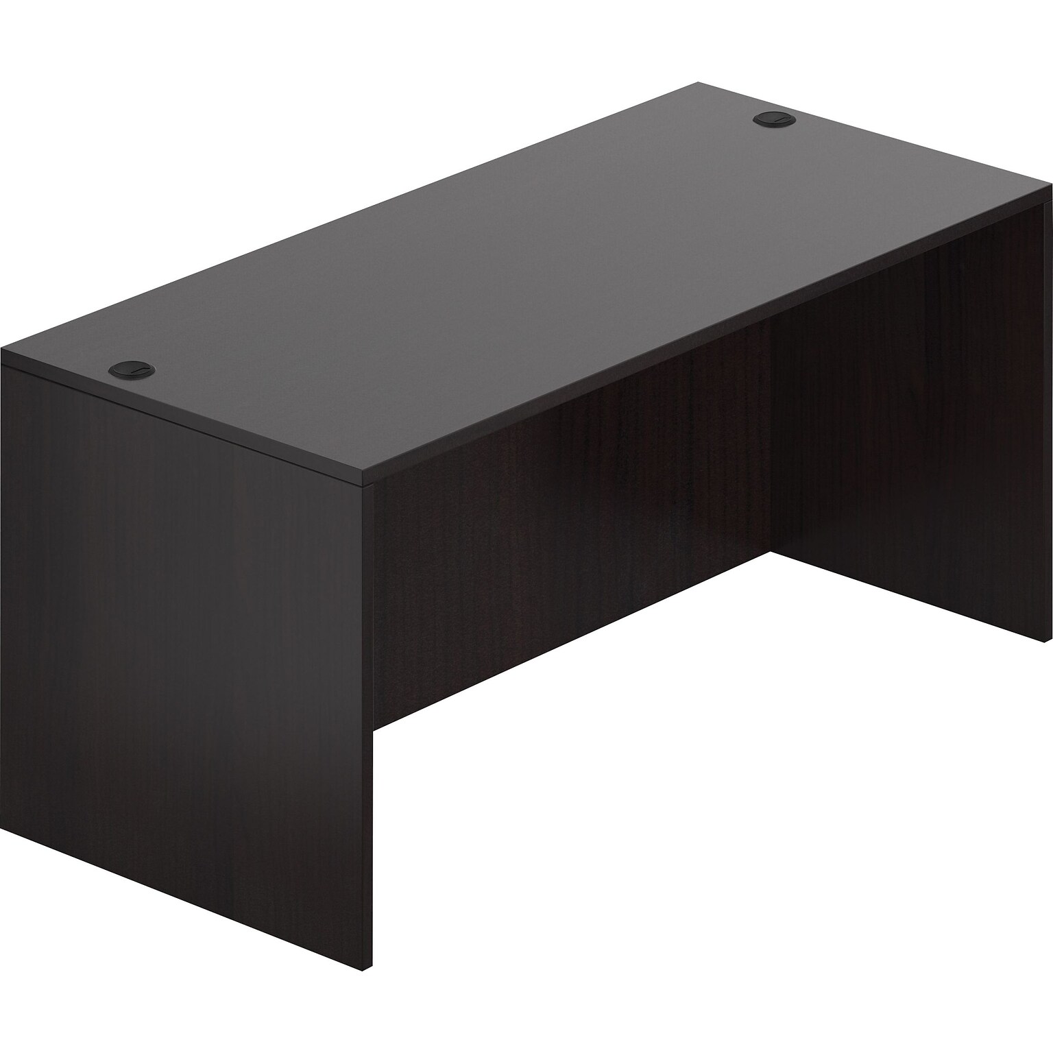 Offices To Go 66 Rectangular Desk Shell, American Espresso, 29 1/2H x 66W x 30D