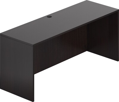 Offices To Go 71 Wide Credenza Shell, American Espresso, 29 1/2H x 71W x 24D