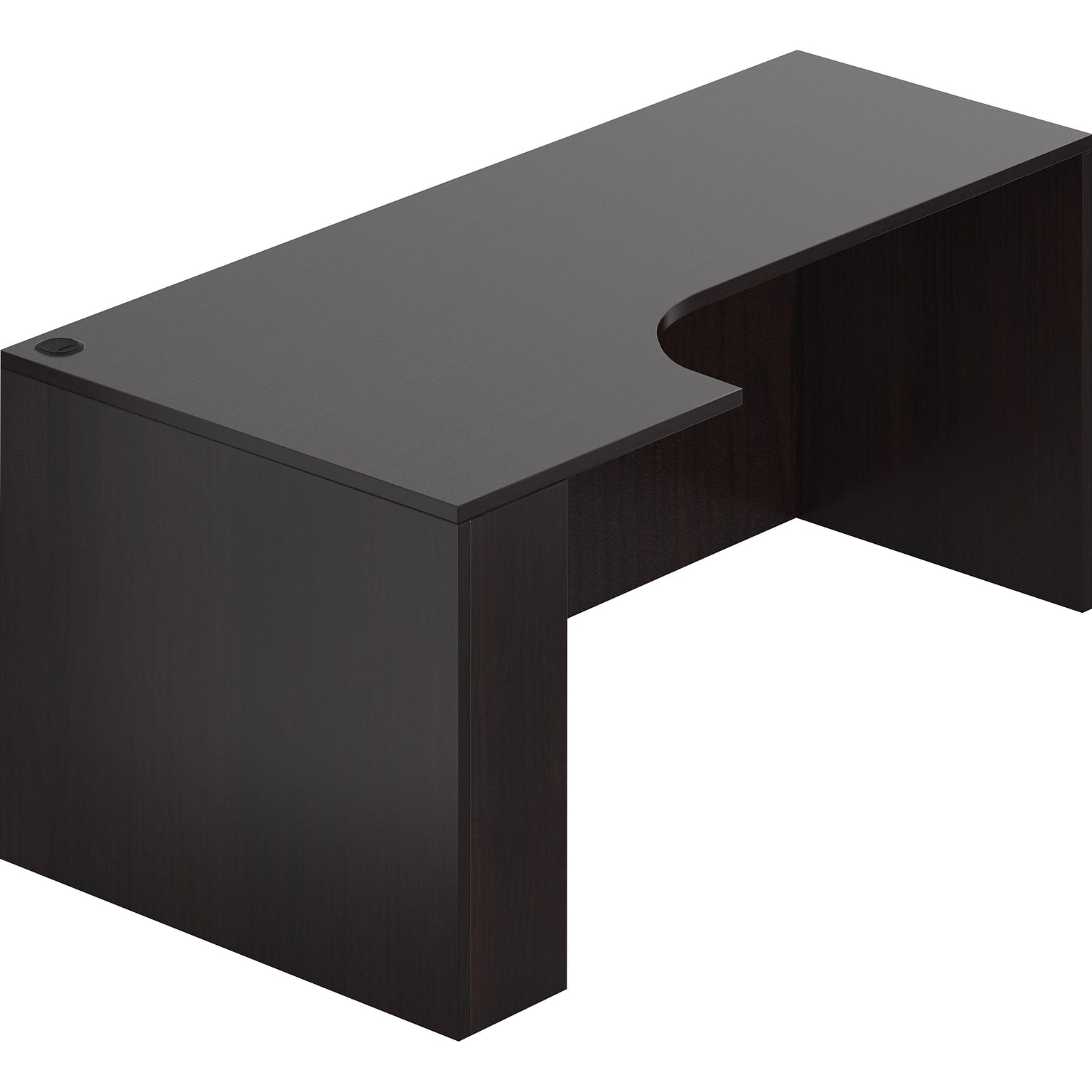 Offices To Go 71W Credenza Shell w/Left Corner Extension, American Espresso (TDSL7136CEL-AEL)