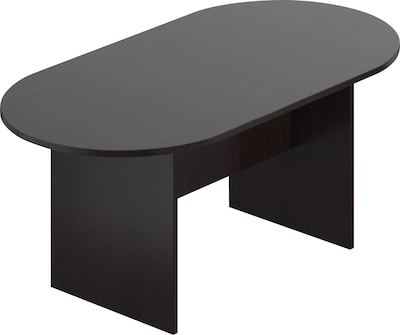 Offices To Go 71 Wide Racetrack Conference Table, American Espresso, 29 1/2H x 71W x 36D