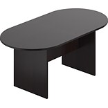 Offices To Go® 71 Wide Racetrack Conference Table, American Espresso, 29 1/2H x 71W x 36D