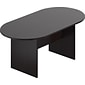 Offices To Go 71" Wide Racetrack Conference Table, American Espresso, 29 1/2"H x 71"W x 36"D