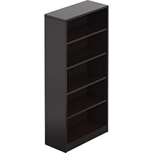 Offices to Go Superior Laminate 71H 4-Shelf Bookcase with Adjustable Shelves, American Espresso (TD