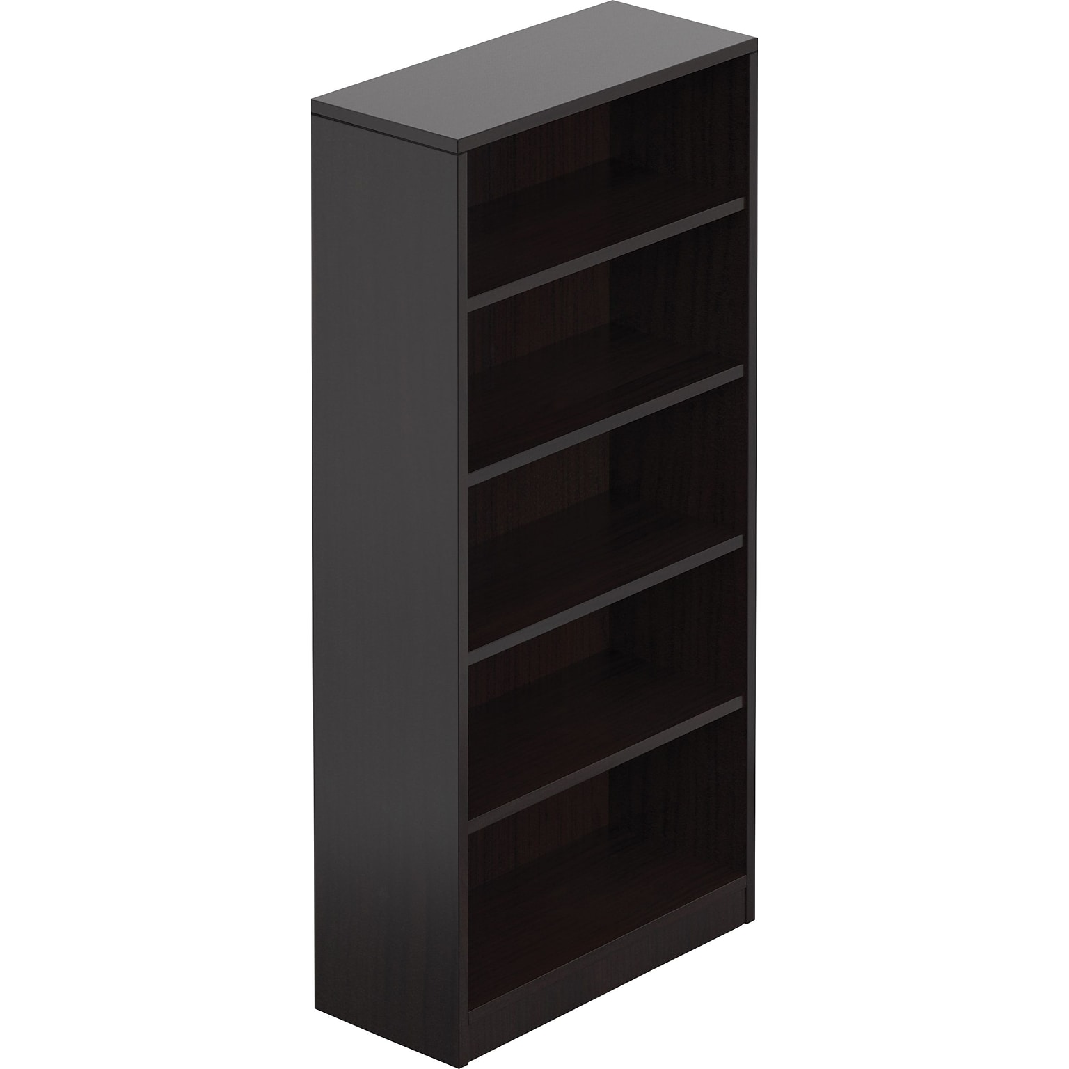 Offices To Go Superior Laminate Bookcase, American Espresso, 4-Shelf, 71H (TDSL71BC-AEL)